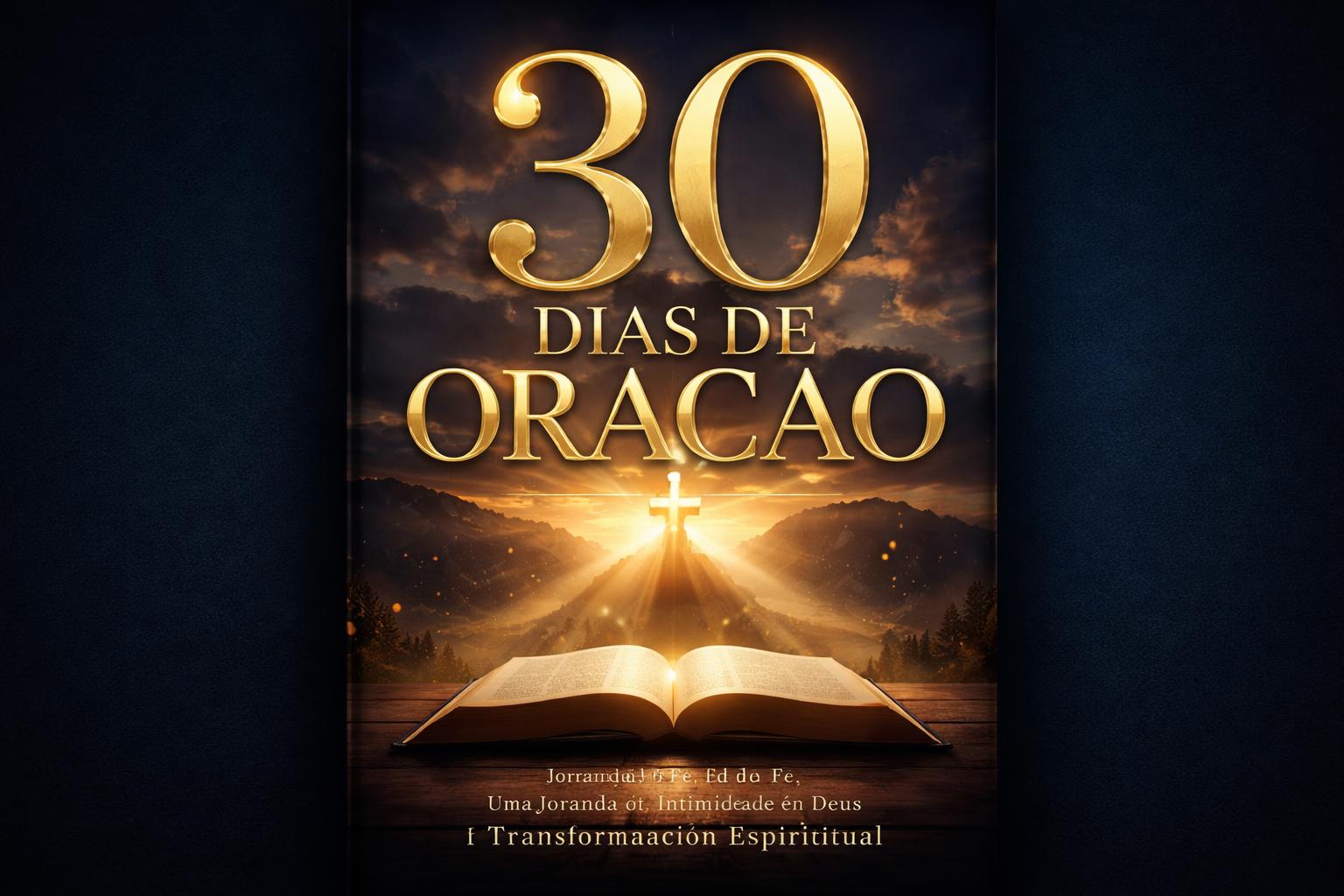 Capa do e-book 30 Dias de Oração